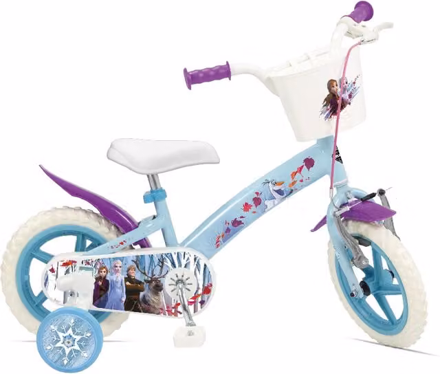 Bicicletta per bambina Disney Frozen con freni V-Brake, colore blu