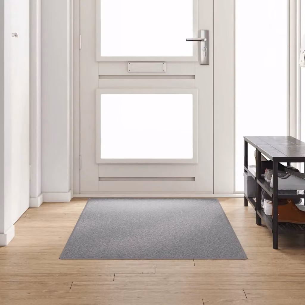 Runner in moquette vidaXL grigio chiaro, L 250 cm x P 100 cm, lavabile e antiscivolo