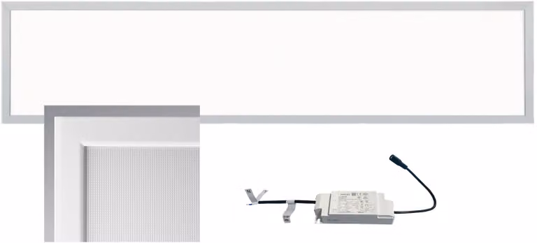 Plafoniera a LED, ufficio, 30x120cm, 3000K