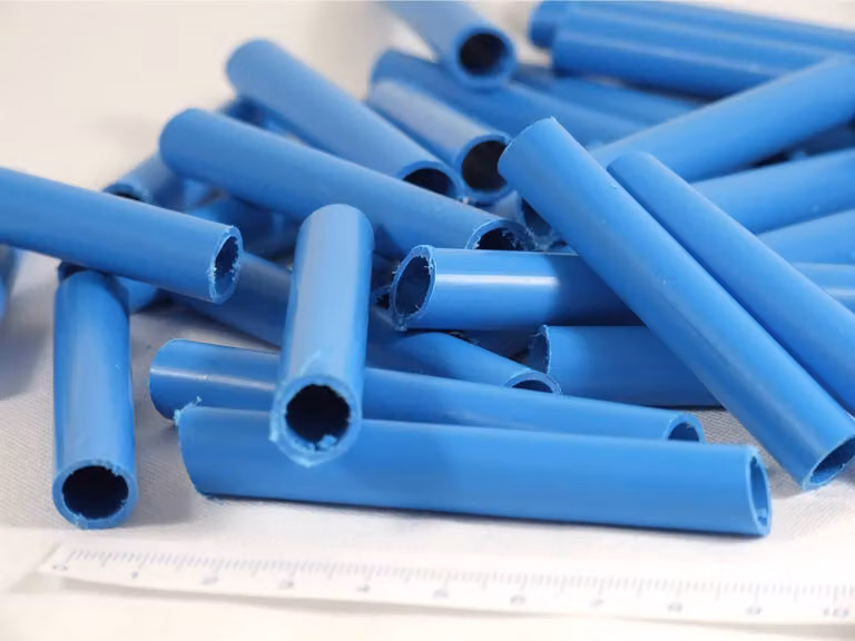 Connettore profilato per corrimano / binario a pavimento Q1 (confezione da 36 pezzi) Ø 12 mm, blu