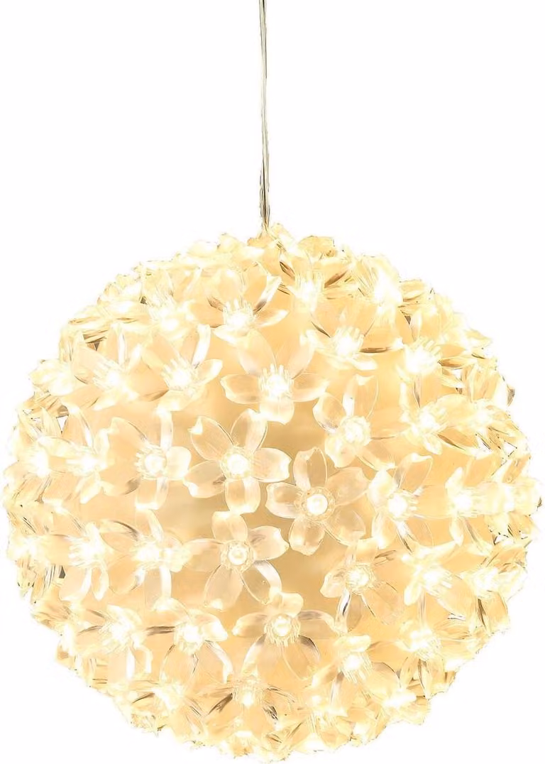 Bambelaa! 100 LED palla di luce bianco caldo palla di decorazione di Natale luci di Natale Natale ca 15 cm