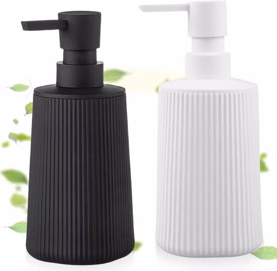 Portacarte da doccia in plastica - 2 pezzi - 380 ml - plastica