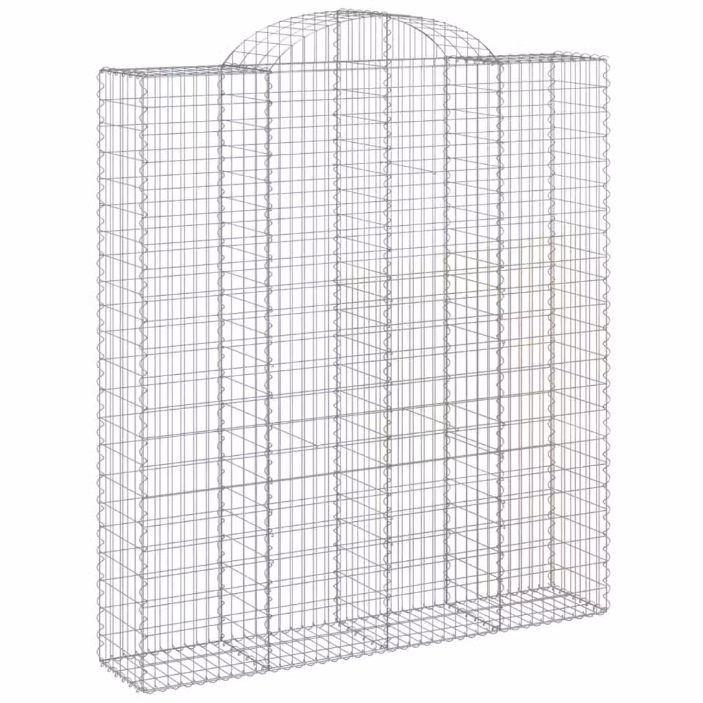 Cesto Gabbione ad Arco 200x50x220/240 cm Ferro Zincato