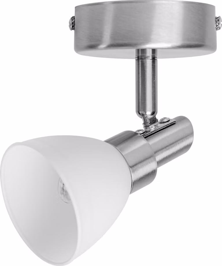 OSRAM Faretto LED G9, luce bianca calda (2700 K), OSRAM LED, 1,9W, orientabile, diffusore in vetro satinato, design in nichel, 200lm