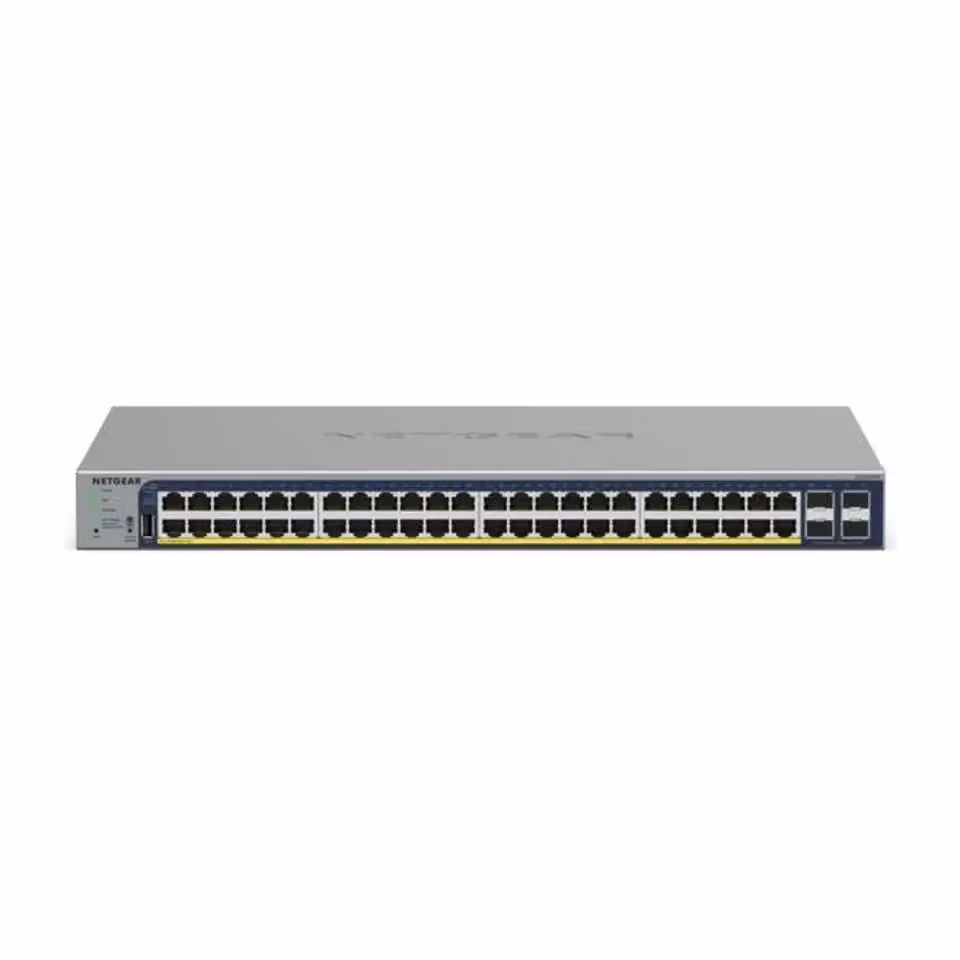 Switch Netgear GS728TP Gigabit Ethernet con 28 porte e Power over Ethernet PoE+ Grigio – 2