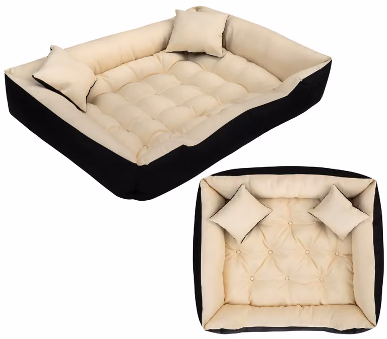 Cuccia per cani ECCO 145x115 cm impermeabile beige