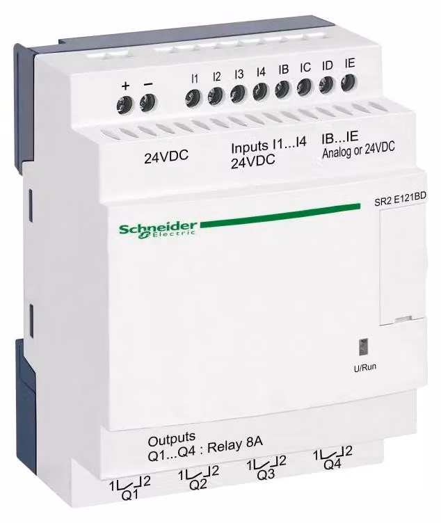 Schneider Electric GmbH Zelio Logic 12 E/A 24 V CC SR2-E121BD (SR2E121BD) (SR2E121BD)