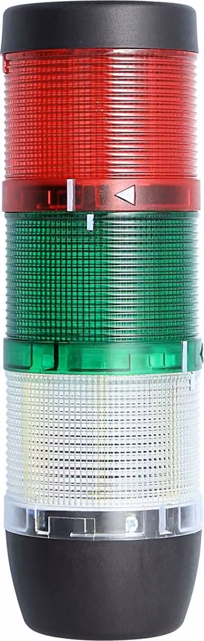 Colonna segnaletica STEX24 bianca-verde-rossa, 70 mm, 24 V CA/CC, luce LED fissa SS70-OB3/24 107 Dimensioni Lunghezza 216,0 mm, diametro 70,0 mm