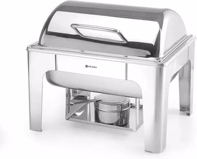 Chafing dish GN 1/2 finitura a specchio, HENDI, Profi Line, 4L