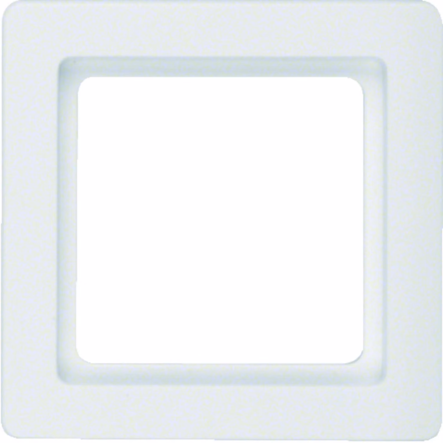 Cornice Berker, singola, Q.1, bianco polare, velluto, 1 pz.
