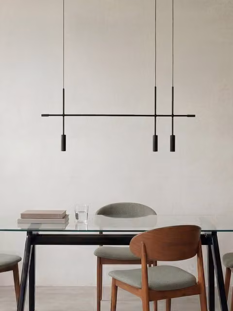 Lampada a soffitto Crail Kenay Home in metallo nero, stile moderno