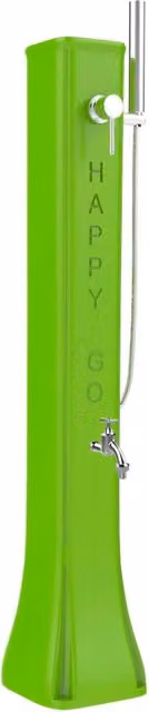 Mini Doccia Solare da Giardino Lavapiedi Miscelatore e Doccetta Mobile Arkema Happy Go Verde chiaro