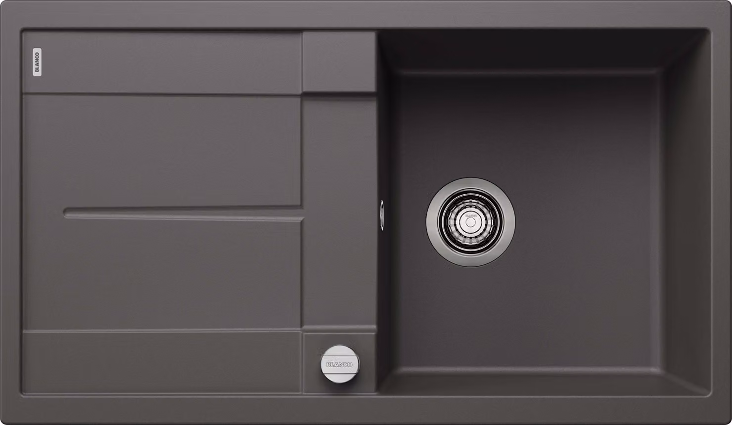 BLANCO Metra 5 S, Granito, Grigio, 1 vasca/vasche, 390 x 430 mm, 860 mm, 500 mm