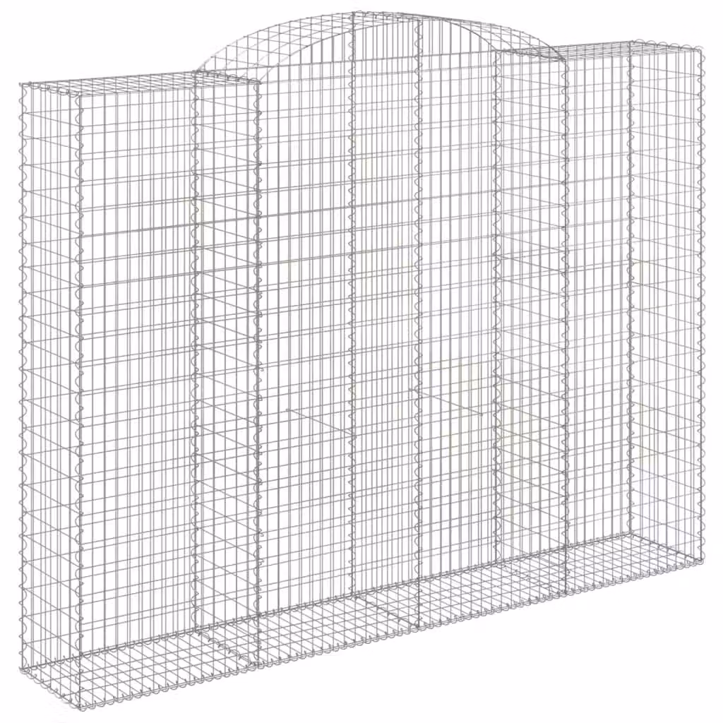 Cesto Gabbione ad Arco 300x50x220/240 cm Ferro Zincato