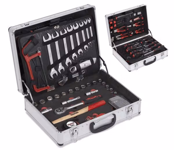 Set di Utensili Multicolore in Acciaio e Plastica da 109 Pezzi con Attacco 1/2"