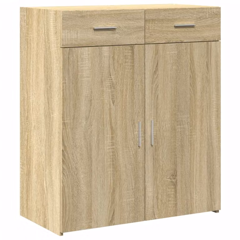 Credenza Rovere Sonoma 80x42,5x93 cm in Legno Multistrato