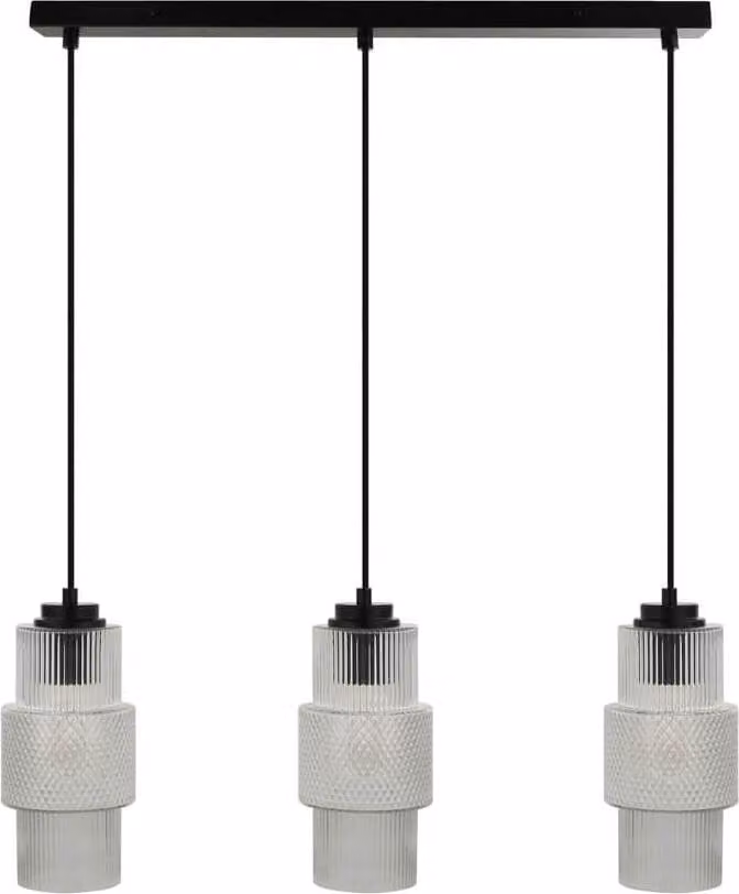 HOME DELUXE Lampada a sospensione in vetro YUKI - Trasparente | Lampada a sospensione Lampada a soffitto