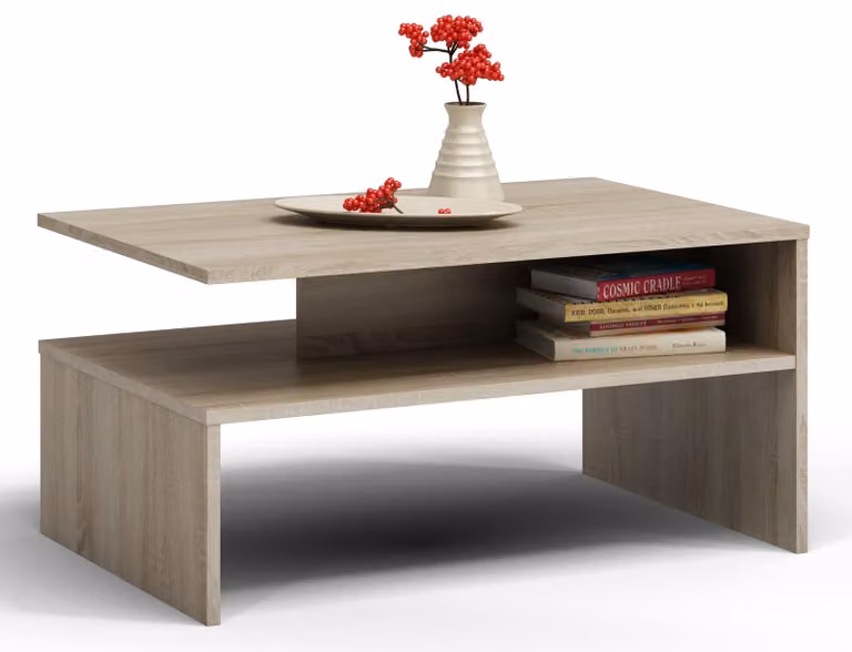 Tavolino da soggiorno GUIREN - rovere sonoma