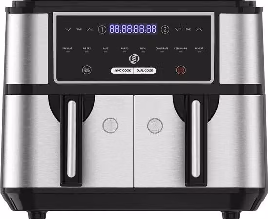 Frittatore a Doppia Zona - Doppia Cappa - Cucina Duplice - Frittatore a Doppia Zona - Diverse Modalità - Dual Zone - Mega Modello: Dual Cook - Dual Zone - Mega
