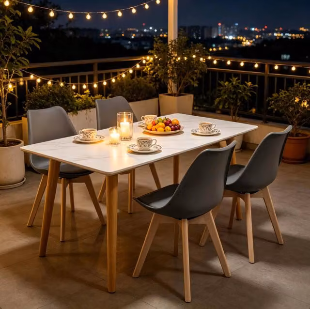 sedia da pranzo 40,5x40,5x83 cm grigio – girevole, set da 4