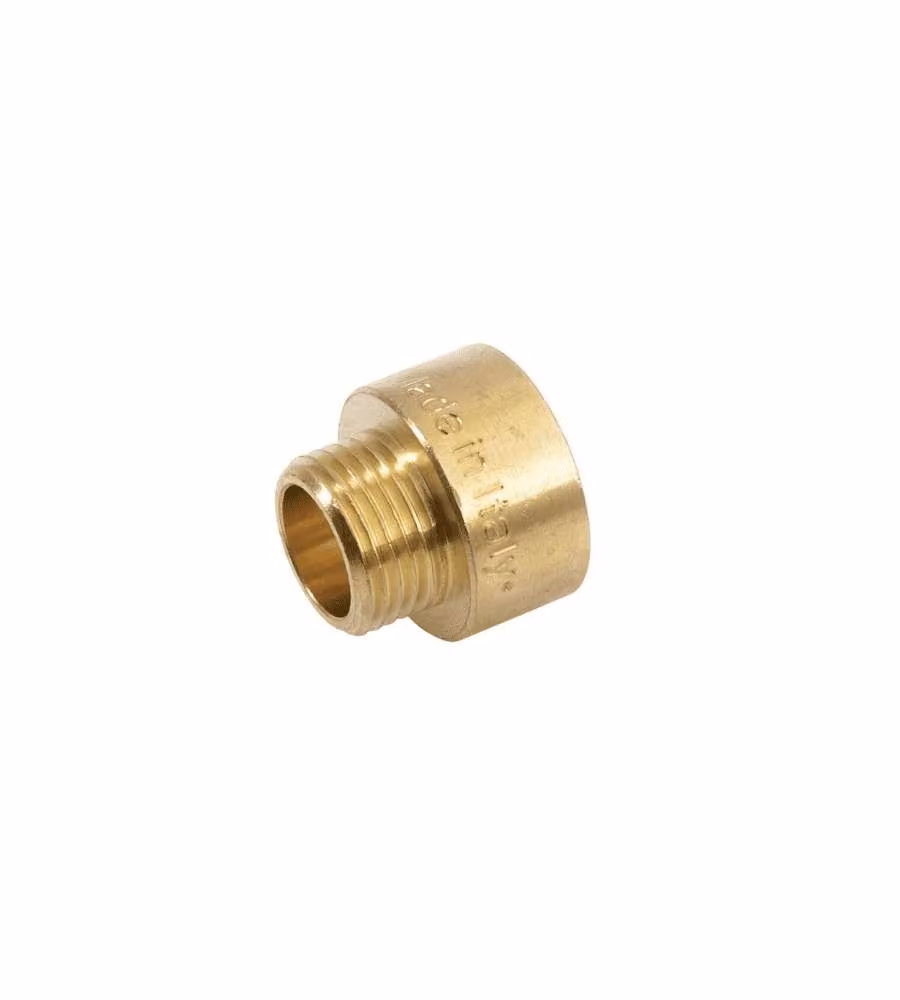Idrobric Prolunga Ridotta Raccordo Ottone 3/8"x1/2" Giallo