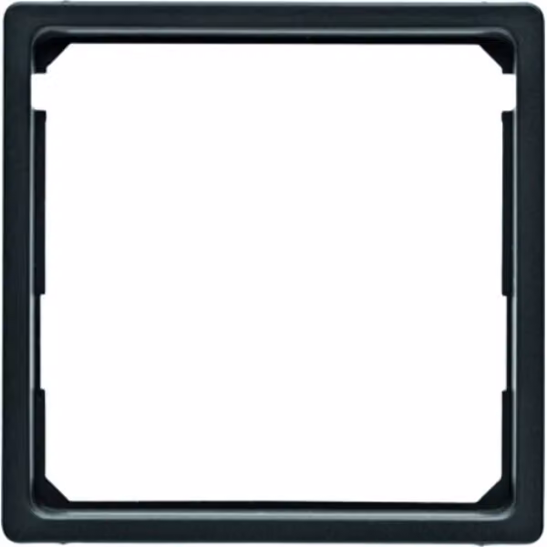 Berker 11096086 Anello intermedio per piastra centrale in velluto antracite Berker Q.1/Q.3
