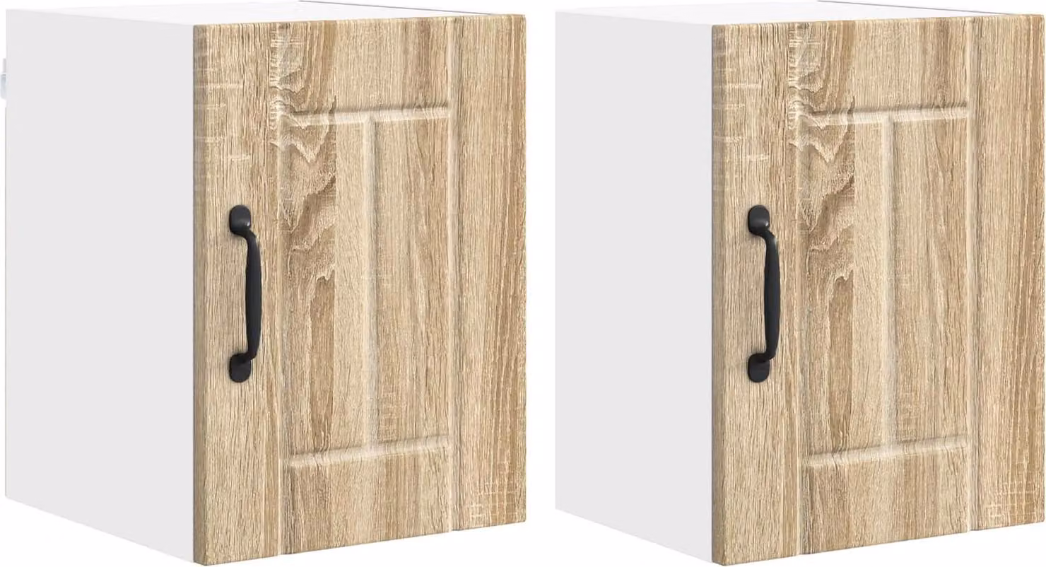 Armadietto a muro LUCCA 2 pcs Rovere Sonoma 30 x 31 x 40 cm