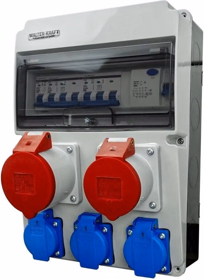 Distributore di corrente LS FI 32A 16A 3x230 prese Bals 4328