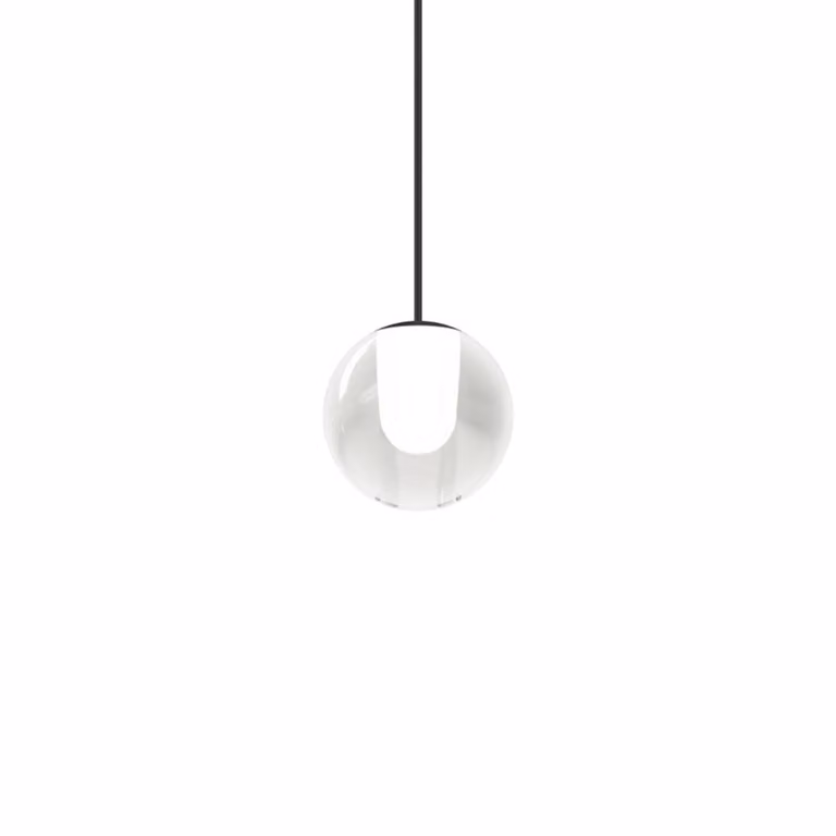 Wever & Ducré Lighting Lampada a sospensione in vetro Oplia, Chiaro / Trasparente, Soggiorno / Sala da pranzo, Vetro, Moderno, Lampada a sospensione