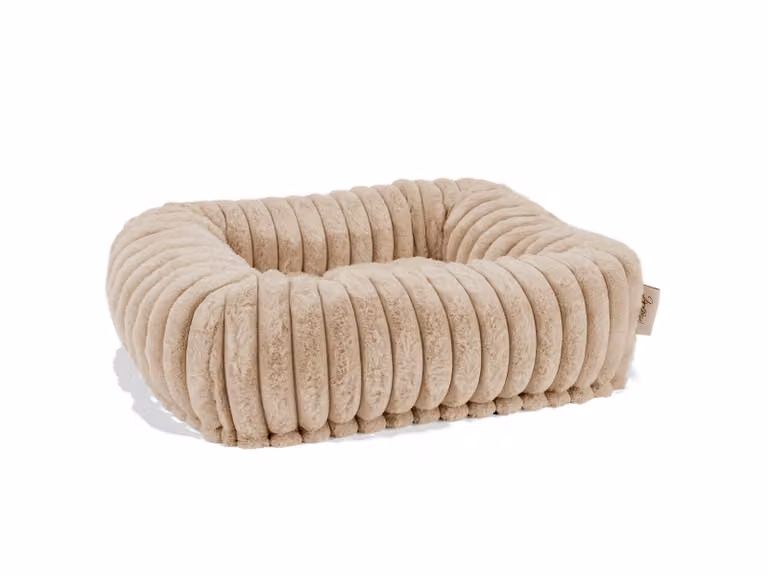 TrendPet Cubo di biscotti Hundebett braun/ caramell (60x50x18cm)