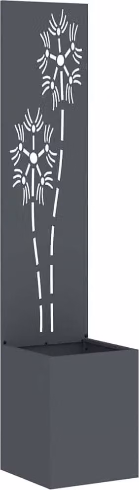 Schermo per privacy in giardino Floreale Antracite 32 x 150 cm