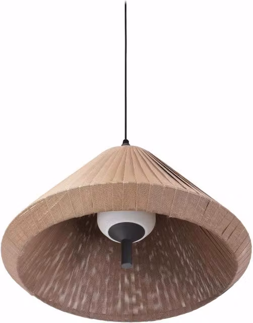 FARO BARCELONA 71579C-06 - Saigon out Lampada suspensione Grigia/Marrone T70 Cone cap