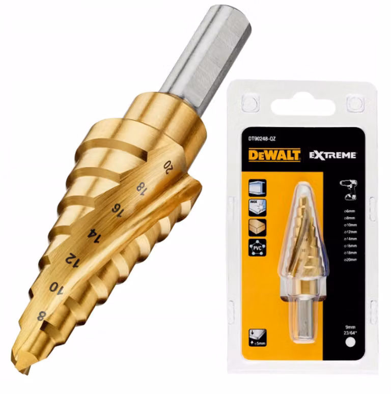 Dewalt wiertło stopniowe 6-20 mm estremo