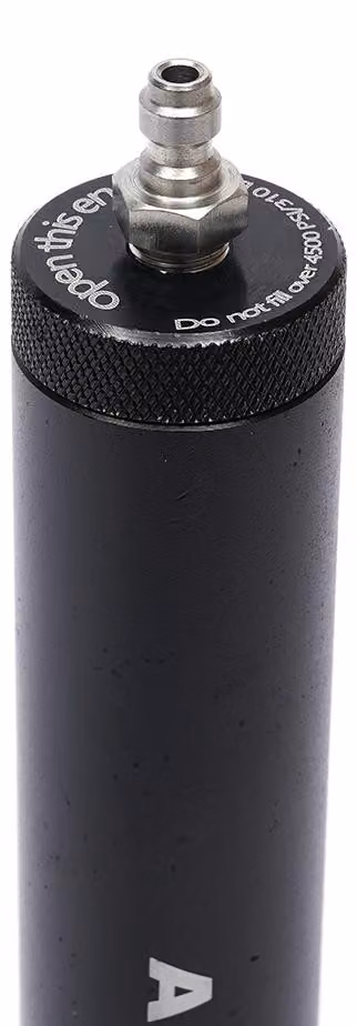 Separatore olio-acqua, pressione di esercizio 30 MPa, pressione di rottura 90 MPa, lunghezza del nucleo interno 20 cm, lunghezza totale 23 cm, superficie filtrante effettiva 0,5 m²