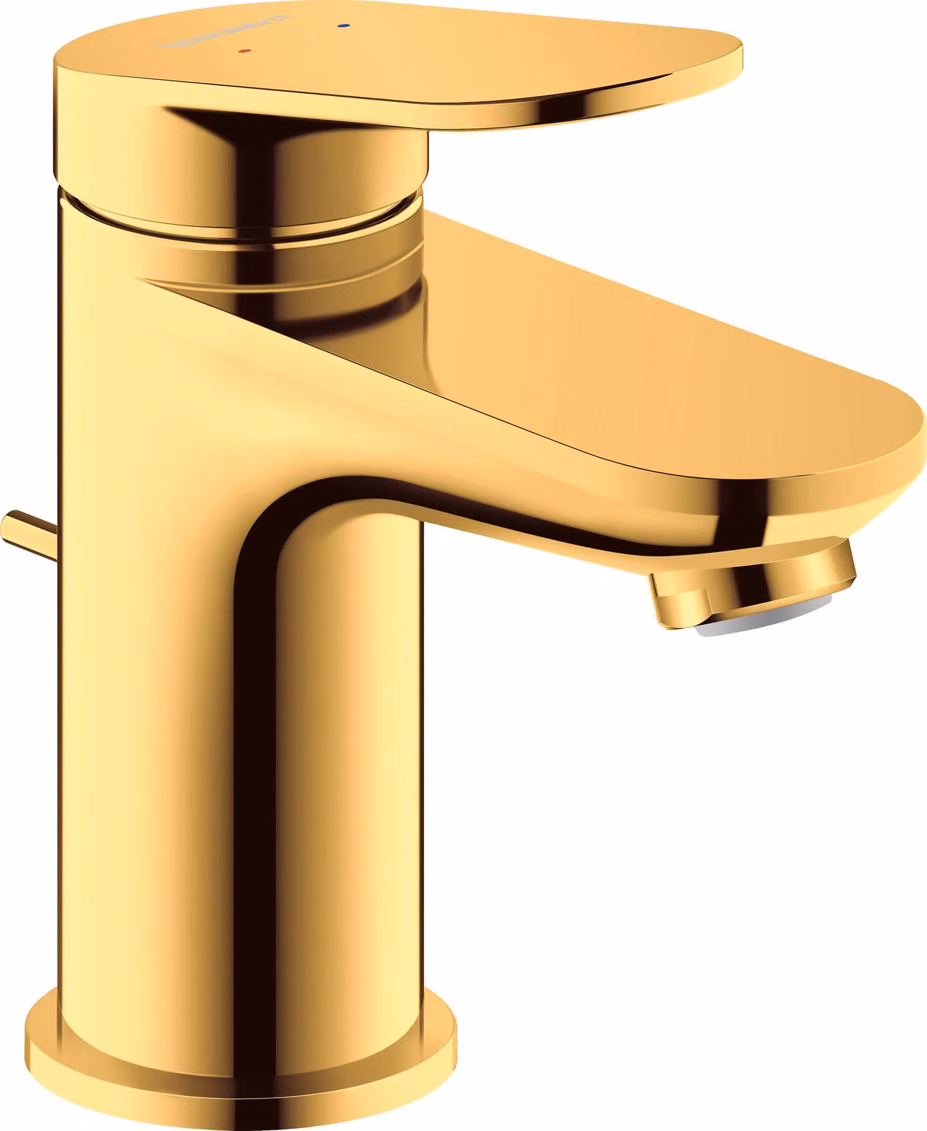 Duravit Wave Mitigeur monocommandé pour lavabo, saillie 95 mm, avec garniture découlement, WA1010001034, WA1010001034