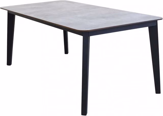 Tavolo da giardino Cancun GIORDANOSHOP in alluminio antracite L/P/H: 180 x 90 x 76 cm