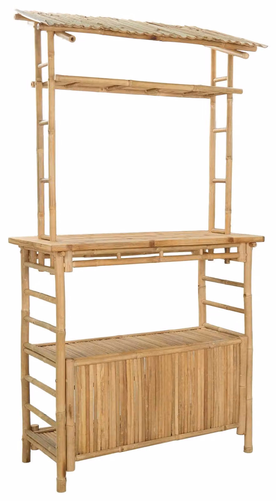 Tavolo da bar da esterno Naturale 110 x 50 x 210 cm Bambù