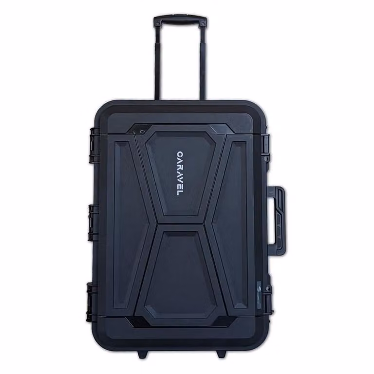 Ambrogio Sanelli - Caravel - Carrello portacoltelli compatto con 13 coltelli Tecna e 9 accessori