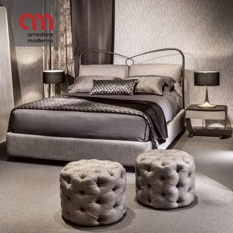 Letto St. Tropez Cantori imbottito