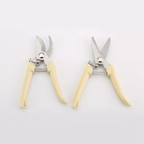 Set professionale di forbici da giardino a doppio filo (include 1 forbice a bypass e 1 paio di cesoie da giardino) Forbici da giardino di alta qualità per il taglio di fiori, la potatura di piante, la creazione di bonsai, l'idrocoltura e le erbe aromatich
