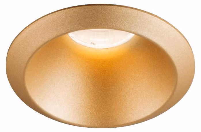 LedsC4 Plafoniera a LED Oro Intenso, 3000K, 94 lumen, alluminio e PMMA, illuminazione decorativa moderna per la casa, serie Play Raw Mini Racy Gold