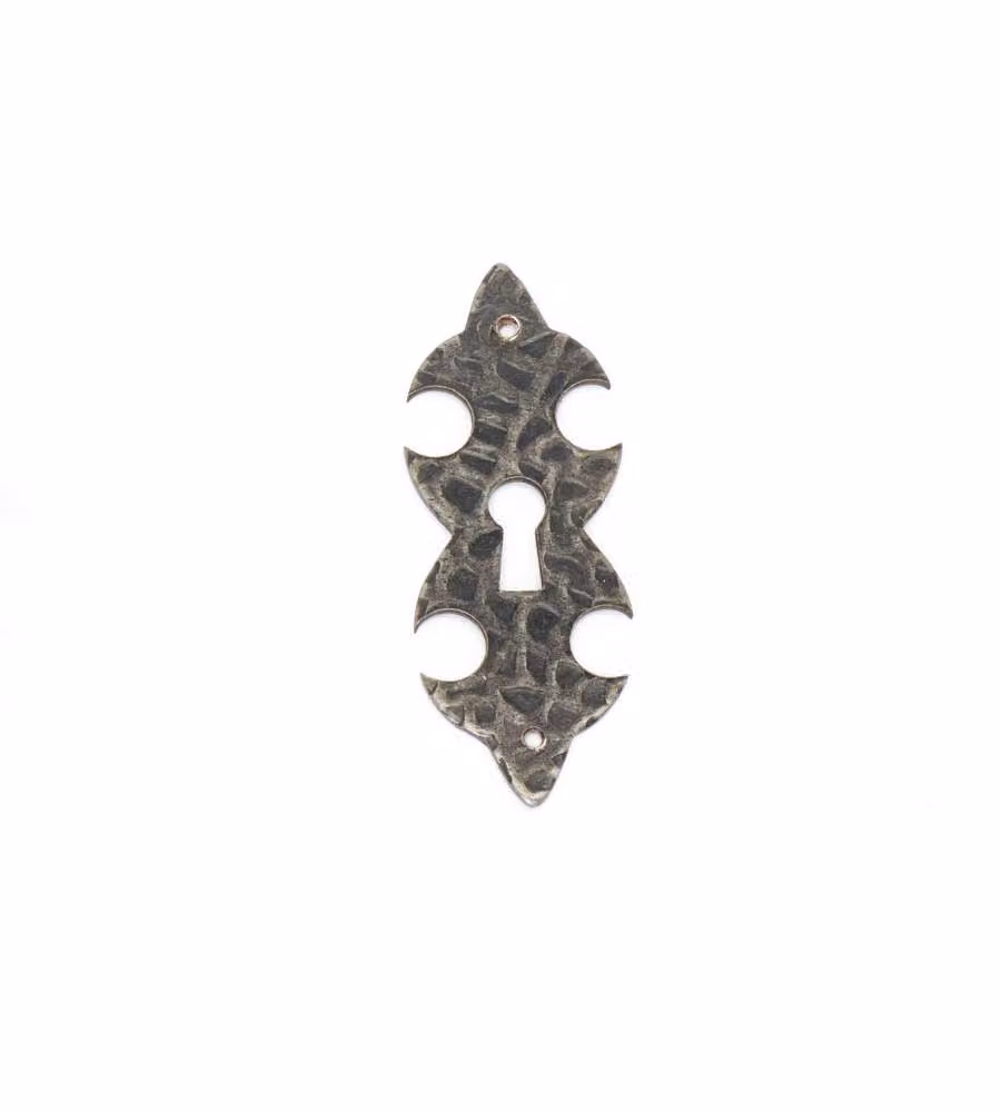Bocchetta verticale in ferro battuto 80 x 30 mm
