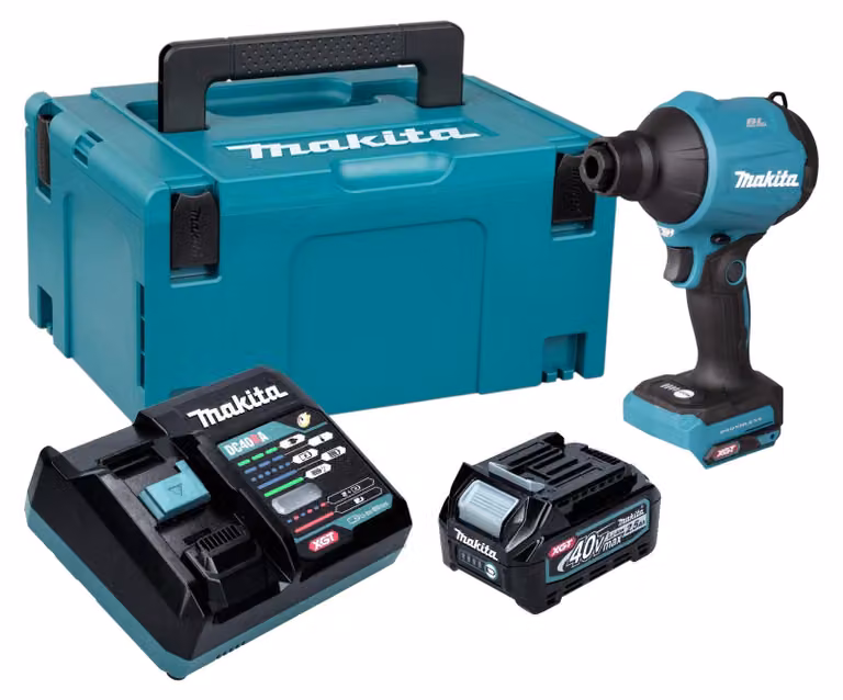 Makita AS 001 GD101 Soffiatore a batteria 40 V max. Brushless + 1x batteria 2,5 Ah + caricabatterie + Makpac