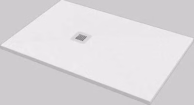 Piatto Doccia Rettangolare Effetto Pietra Bianco 70 x 90 Made in Italy