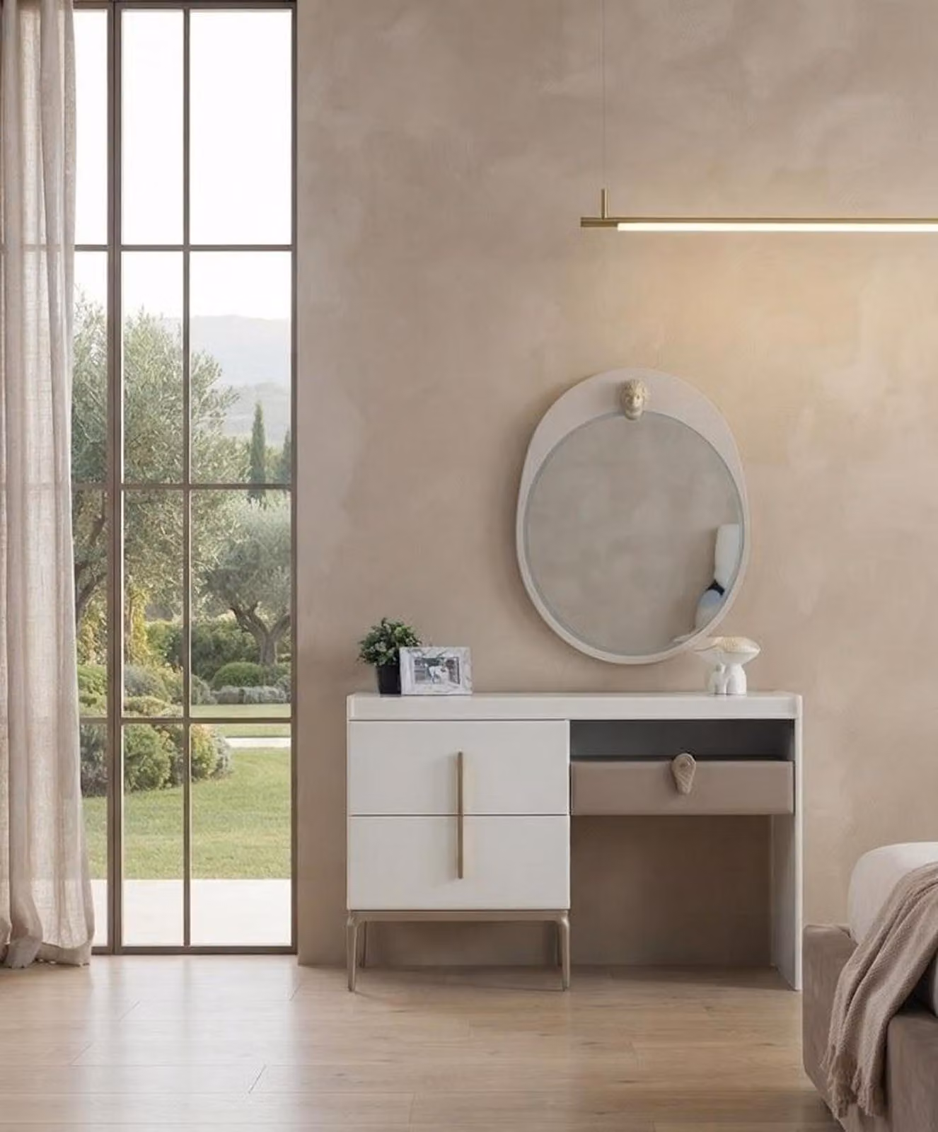 Schminktisch Weiß Modern Stil Hochwertig Minimalistisch Harmonisch