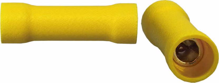 Connettore a crimpare per cavo Sinuslive placcato oro giallo 4mm² - 6mm² 10 pezzi
