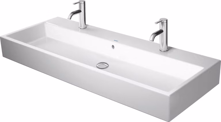 Duravit Vero Air lavabo de meuble, 120x47cm, avec trop-plein, 2 trous pour robinet, poli, 2350120026, 2350120026