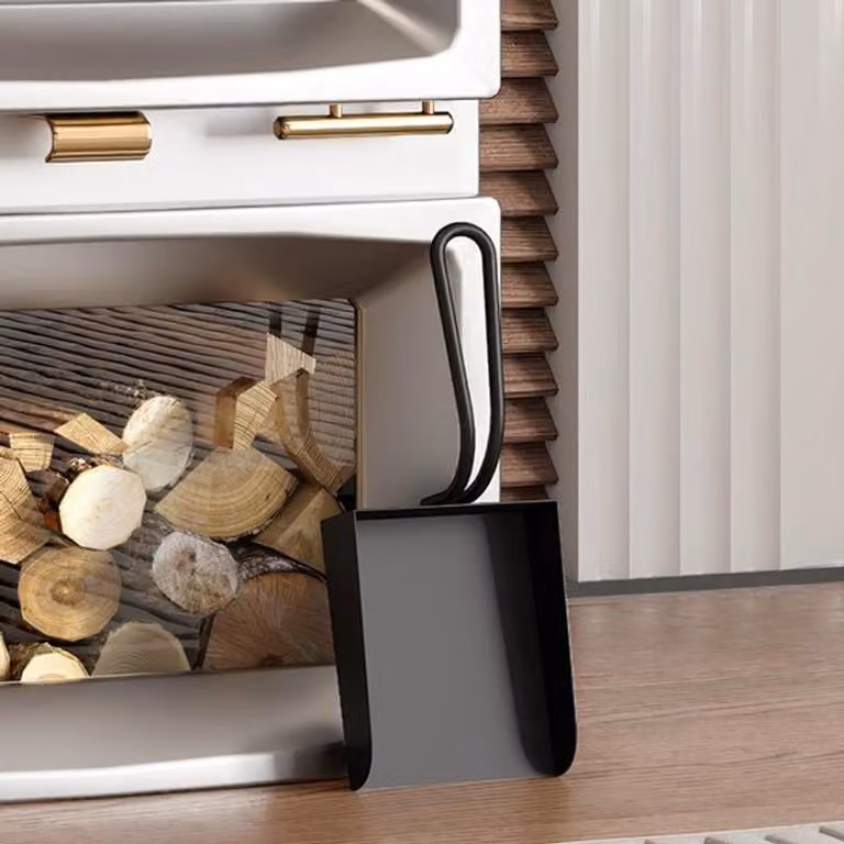 25x10 cm – Accessori per stufe a legna – Strumenti sostenibili ed eleganti per la manutenzione efficiente del camino