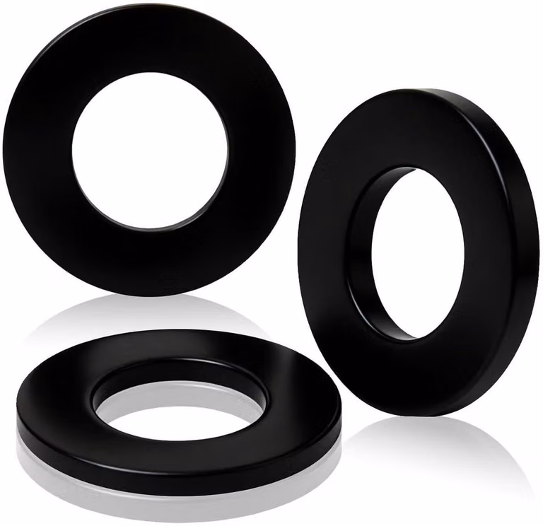 Set di 60 anelli piatti in nylon M6 x 12 mm – Distanziatori in plastica sostenibile per fissaggi meccanici e isolamento
