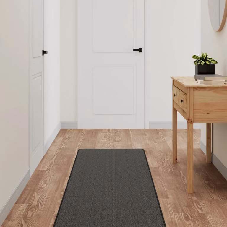 vidaXL Tappeto Corsia Effetto Sisal Antracite L: 300 cm, P: 50 cm